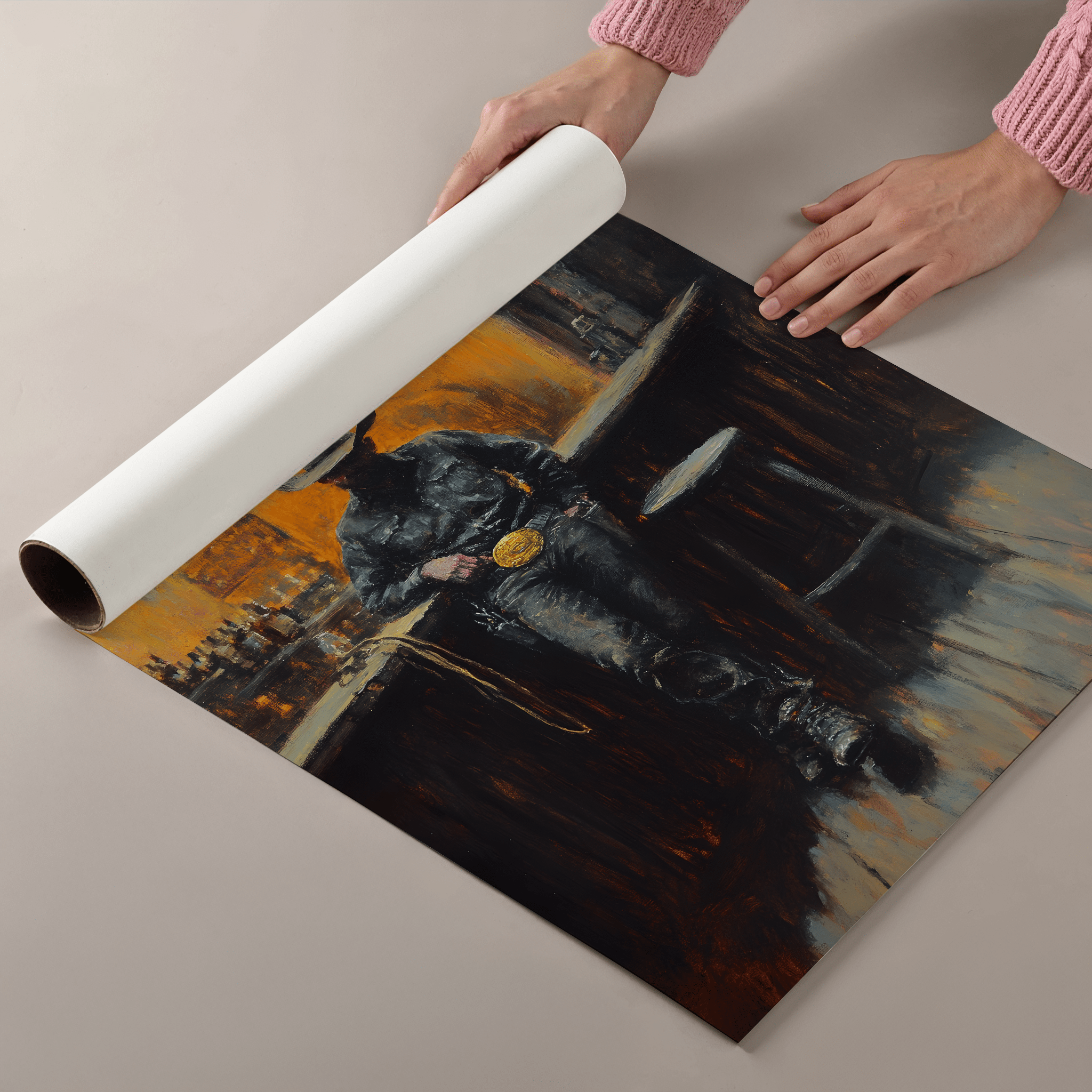 The Quiet Outlaw - Premium Semi - Glossy Poster - The House Of BLOC
