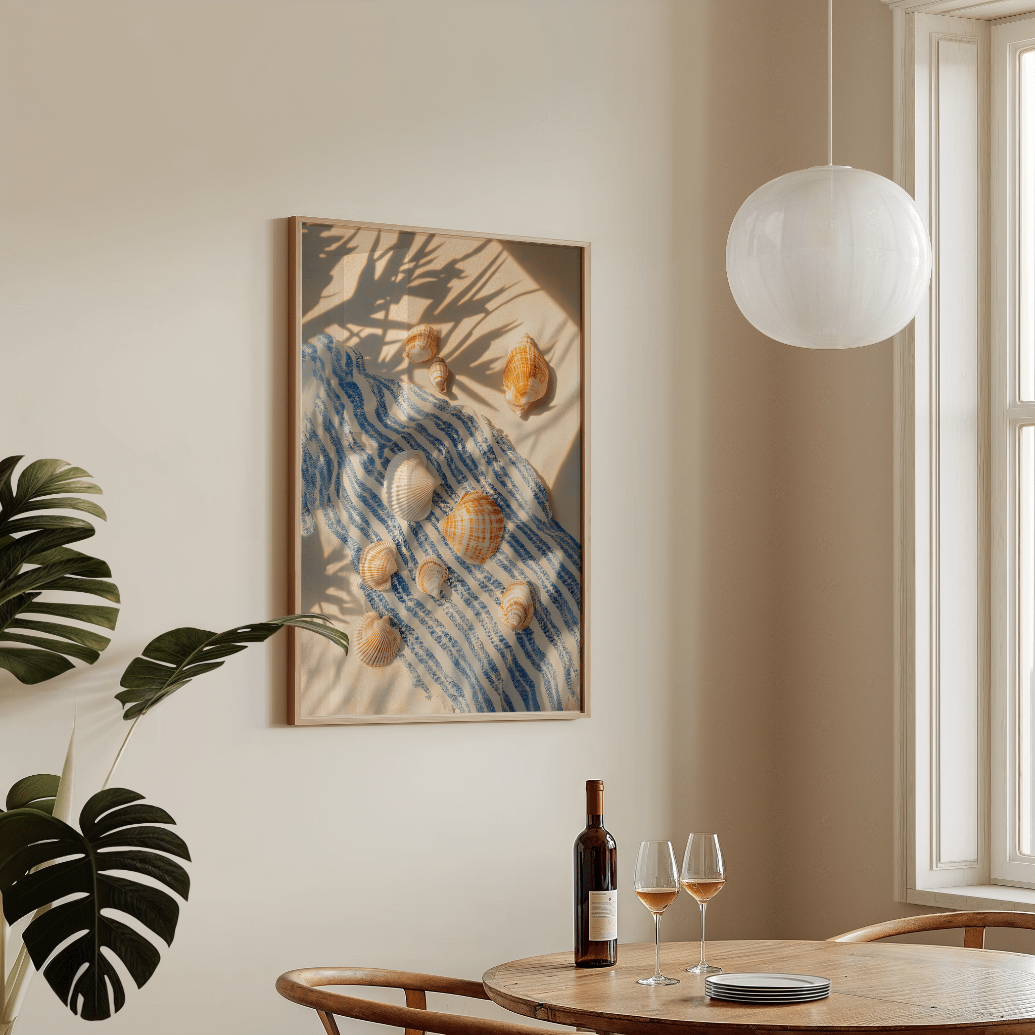 Tidewashed Stillness - Premium Semi - Glossy Poster - The House Of BLOC