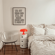 To My Bed Slogan Poster - Premium Semi - Glossy Poster - The House Of BLOC