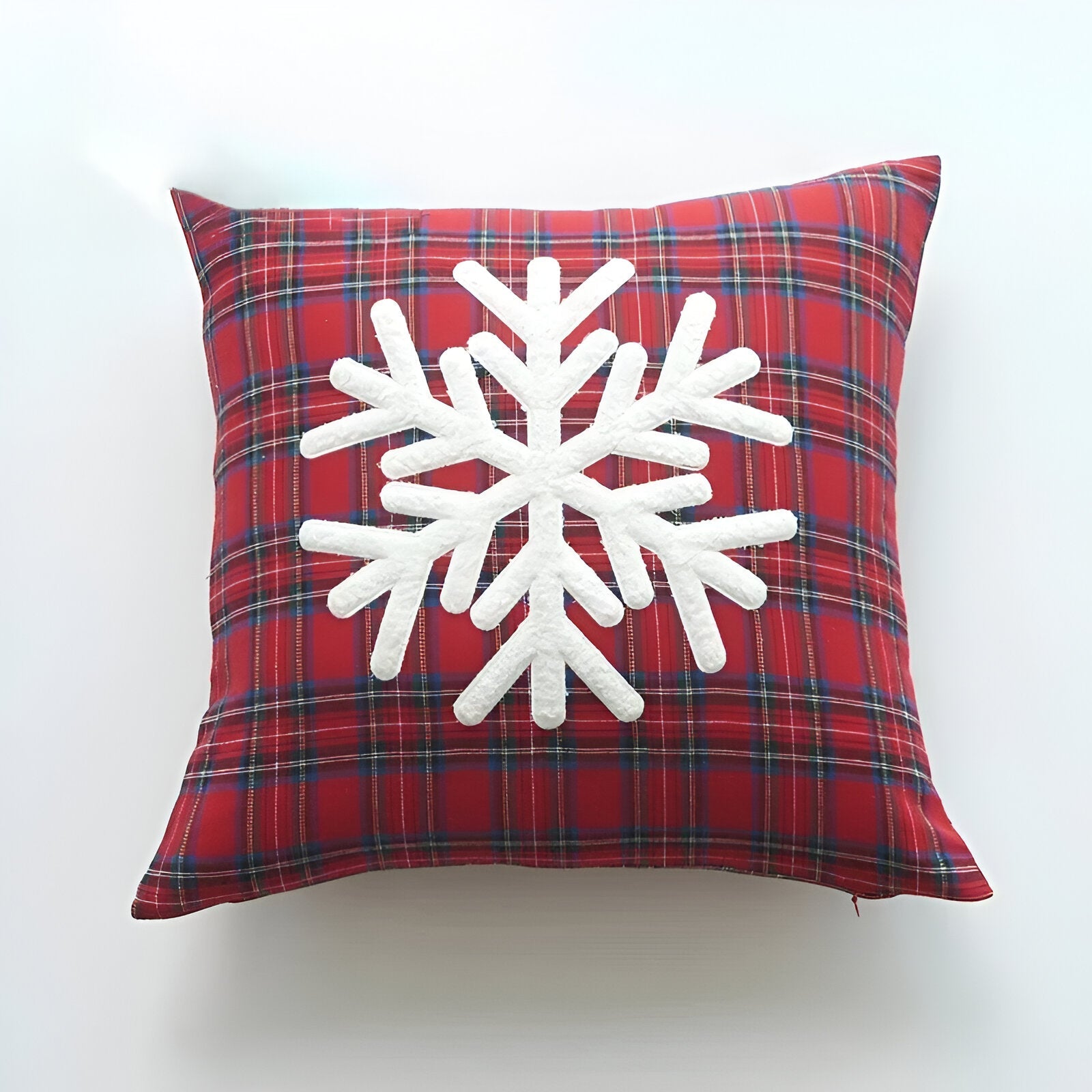 Traditional Red & Green Christmas Cushion Cover - The House Of BLOC