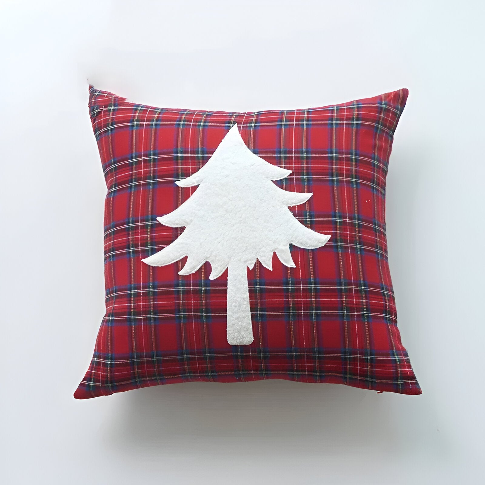 Traditional Red & Green Christmas Cushion Cover - The House Of BLOC