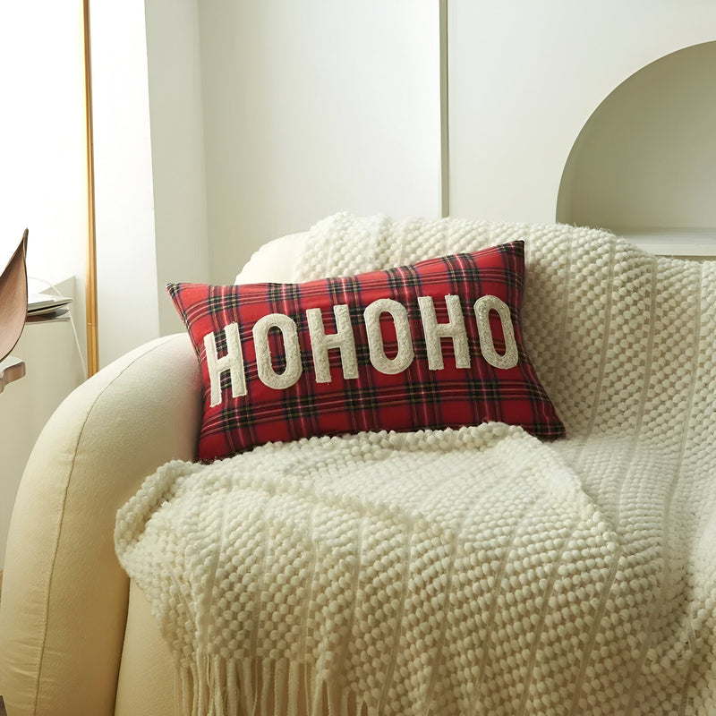 Traditional Red & Green Christmas Cushion Cover - The House Of BLOC