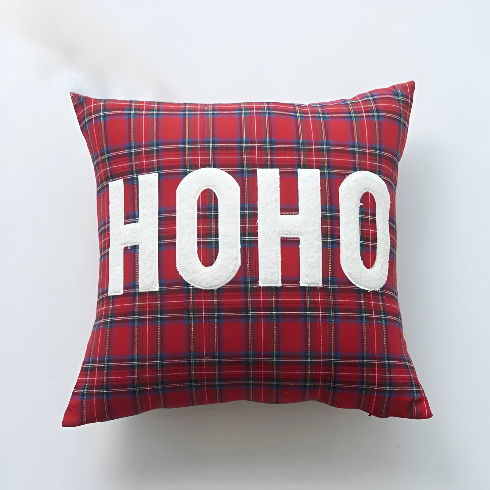 Traditional Red & Green Christmas Cushion Cover - The House Of BLOC