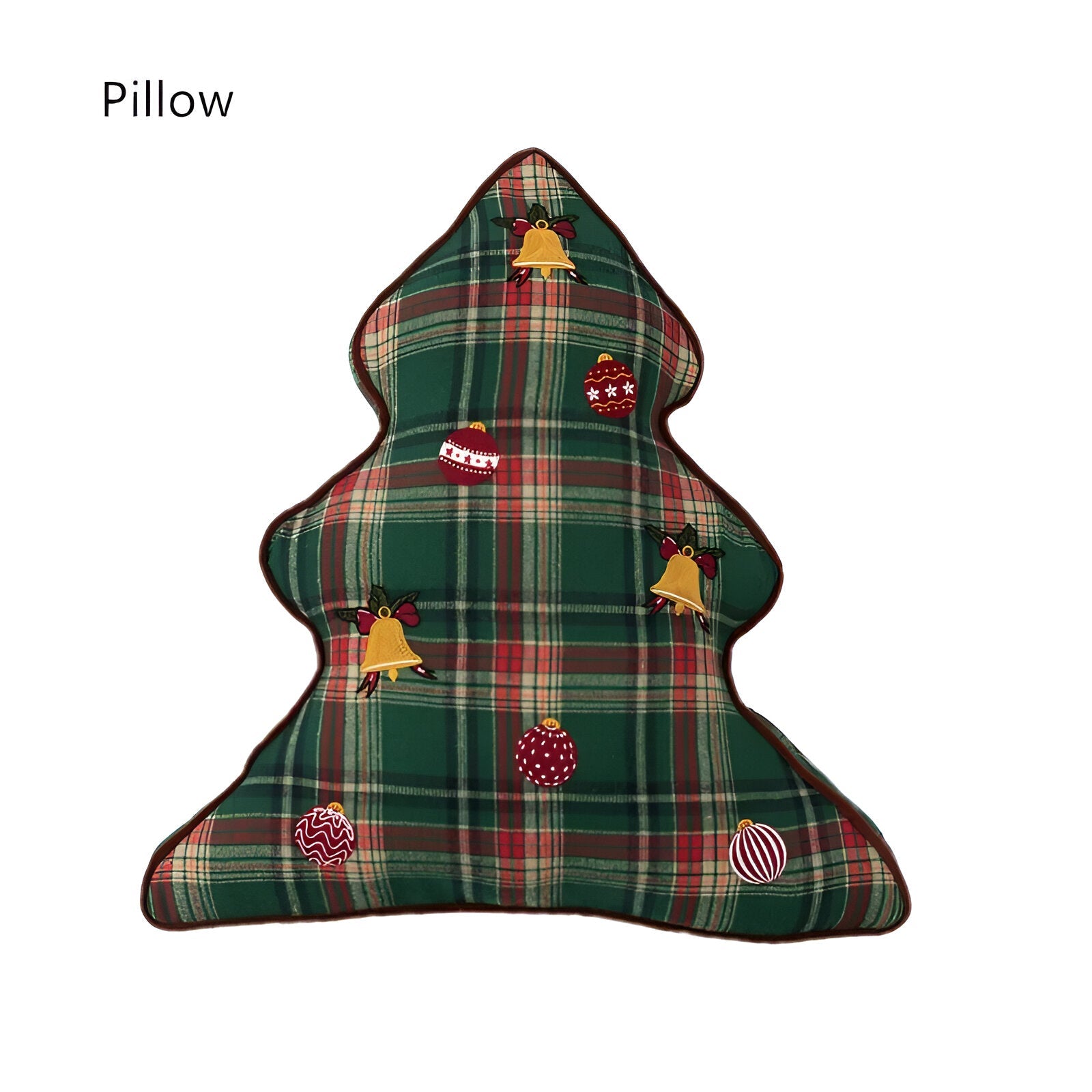 Traditional Tartan Christmas Cushion - The House Of BLOC