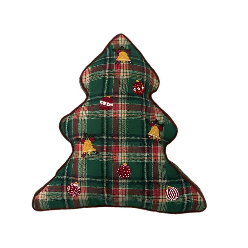 Traditional Tartan Christmas Cushion - The House Of BLOC