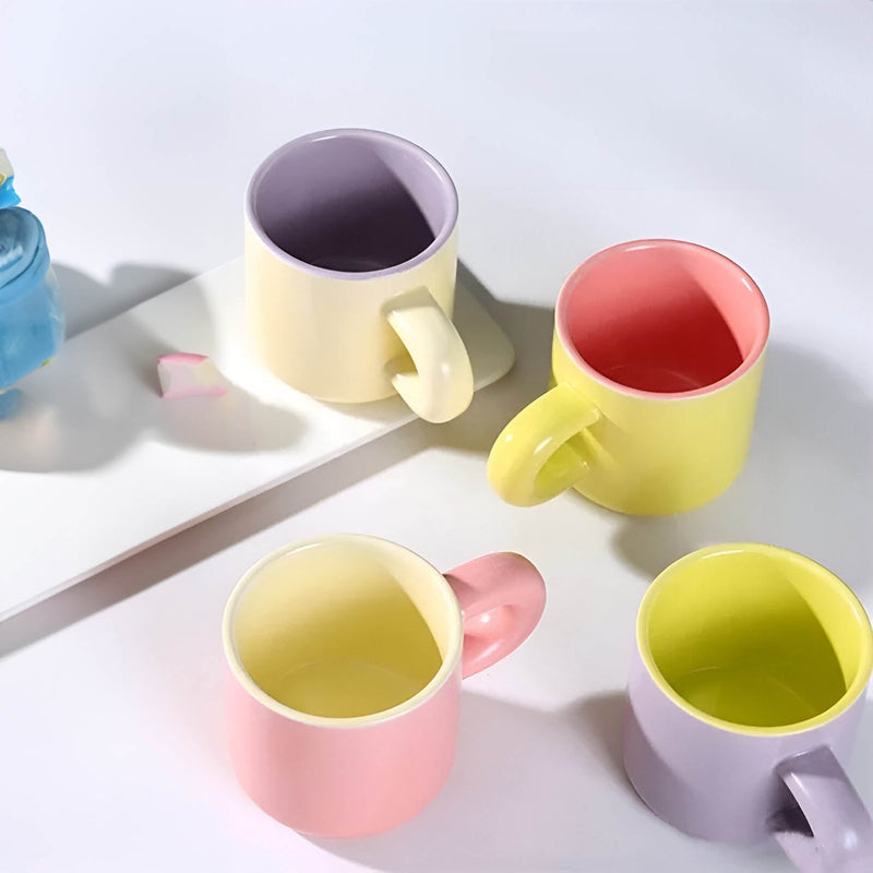 Two - Coloured Macaron Coffee Mug - The House Of BLOC