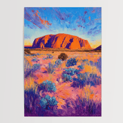 Uluru Dreamscape - Premium Semi - Glossy Poster - The House Of BLOC