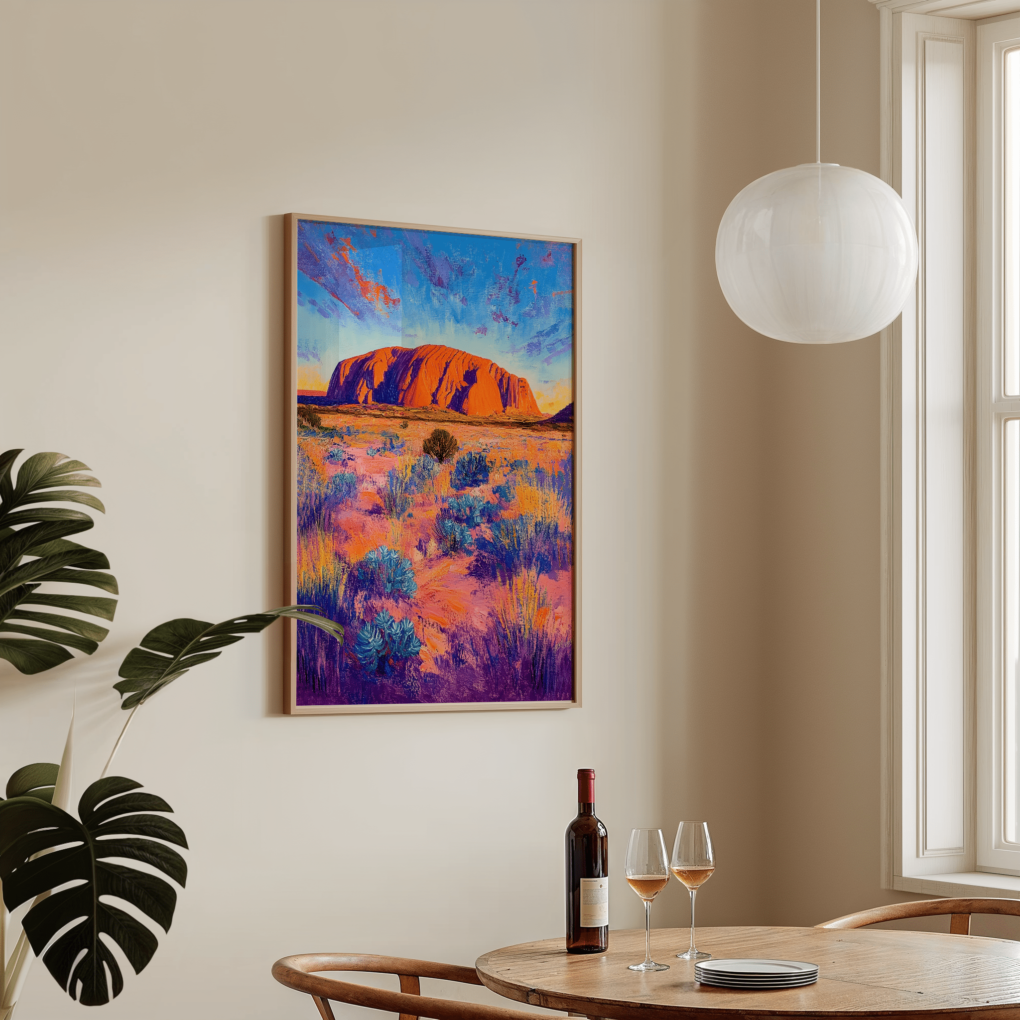 Uluru Dreamscape - Premium Semi - Glossy Poster - The House Of BLOC