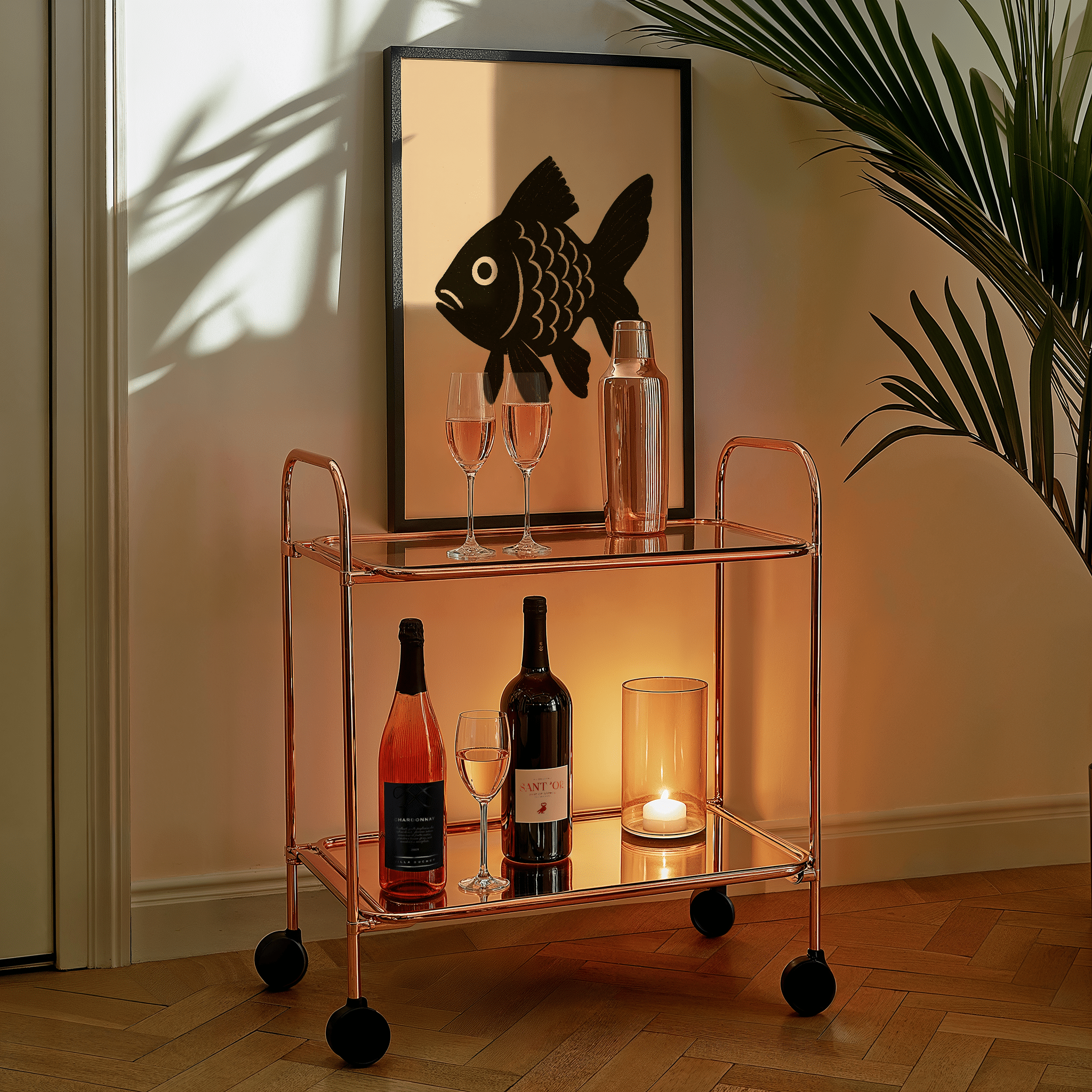 Unbowled Goldfish - Premium Semi - Glossy Poster - The House Of BLOC