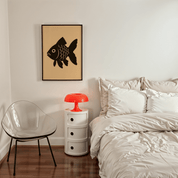 Unbowled Goldfish - Premium Semi - Glossy Poster - The House Of BLOC