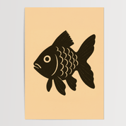 Unbowled Goldfish - Premium Semi - Glossy Poster - The House Of BLOC