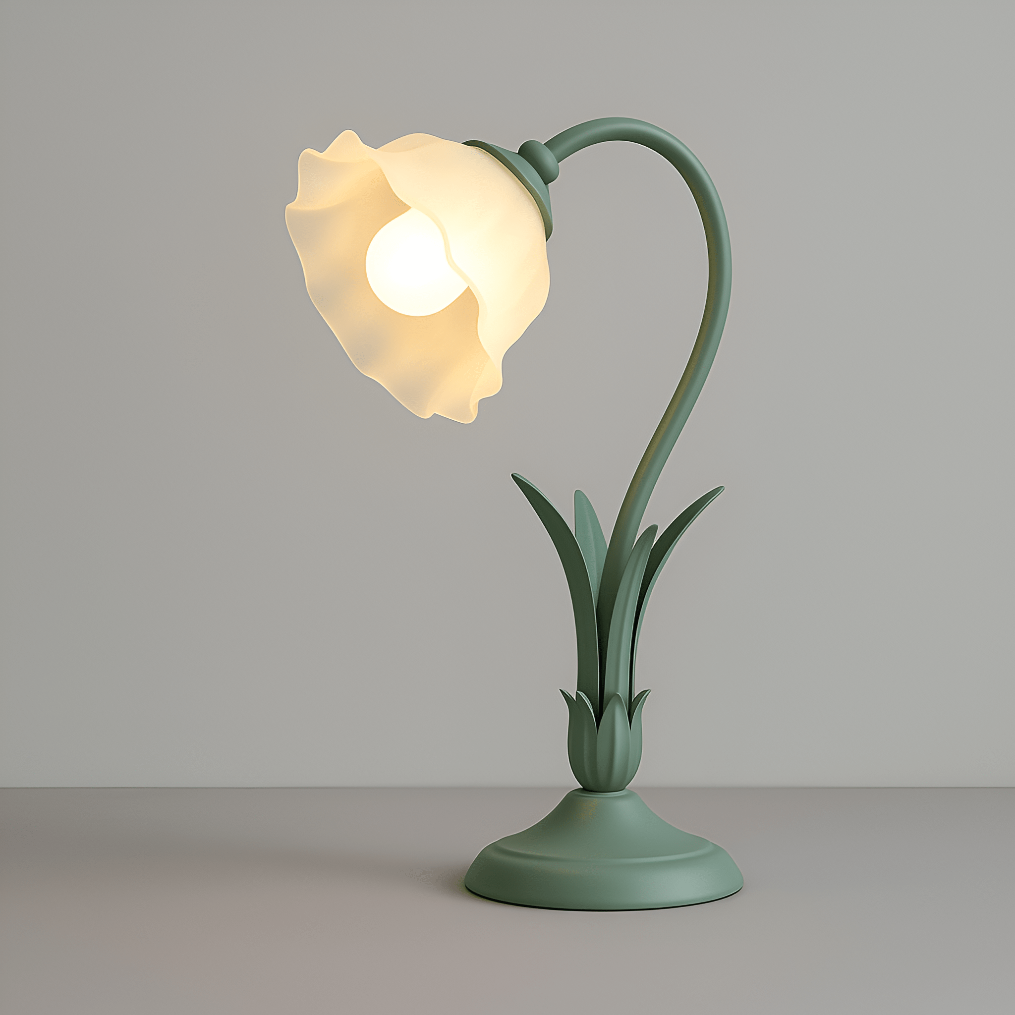 Vintage French Style Flower Table Lamp - The House Of BLOC