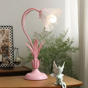 Vintage French Style Flower Table Lamp - The House Of BLOC