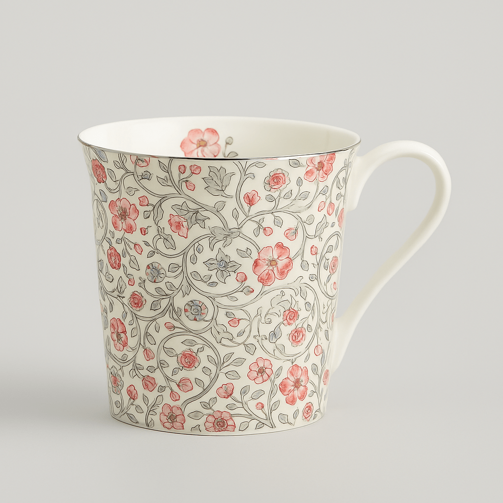Vintage Style Bone China Mug - The House Of BLOC