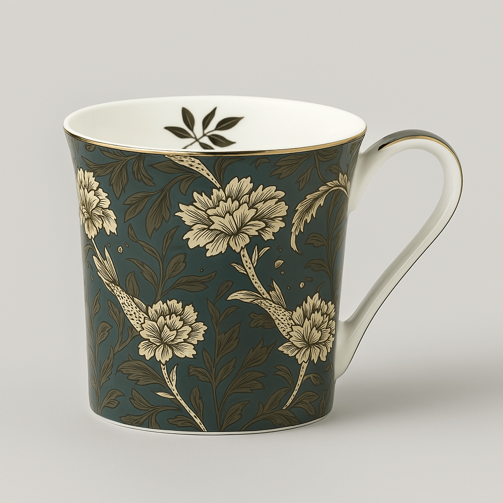 Vintage Style Bone China Mug - The House Of BLOC