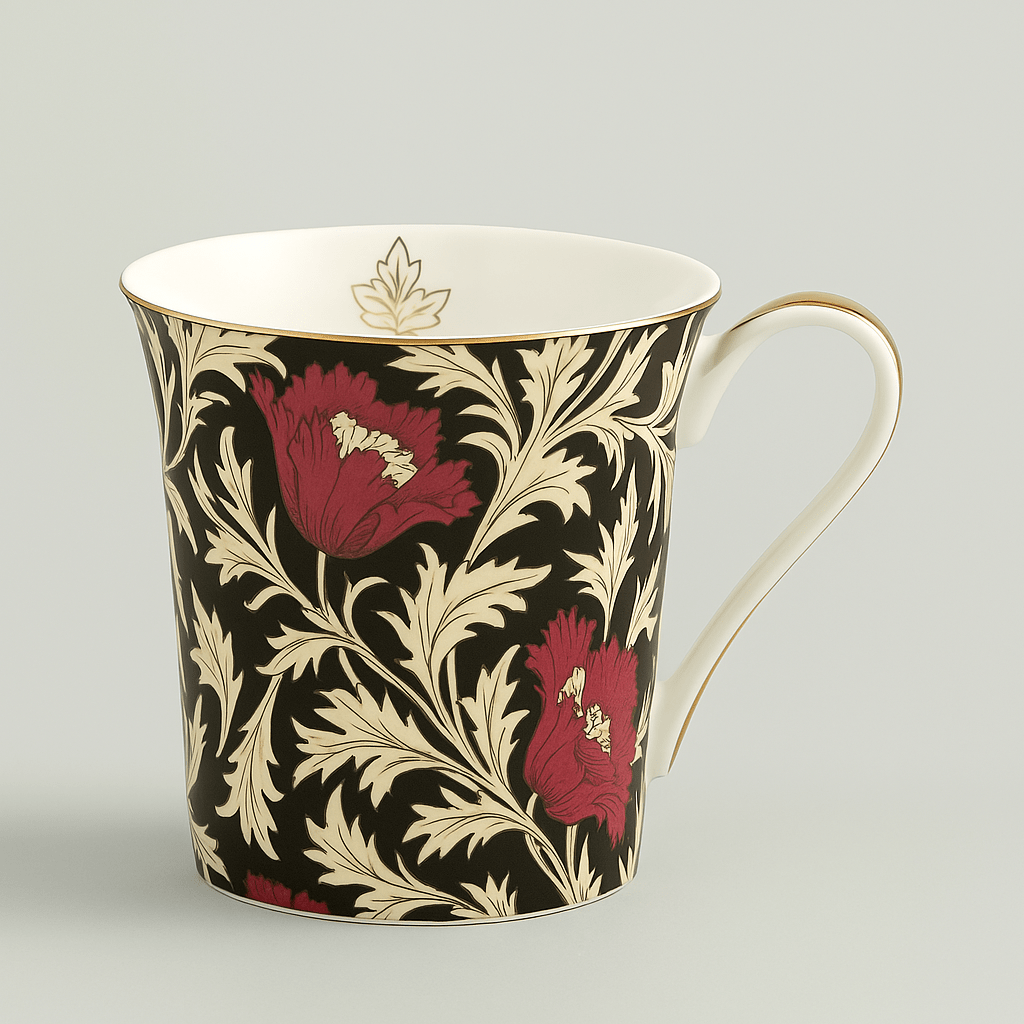 Vintage Style Bone China Mug - The House Of BLOC