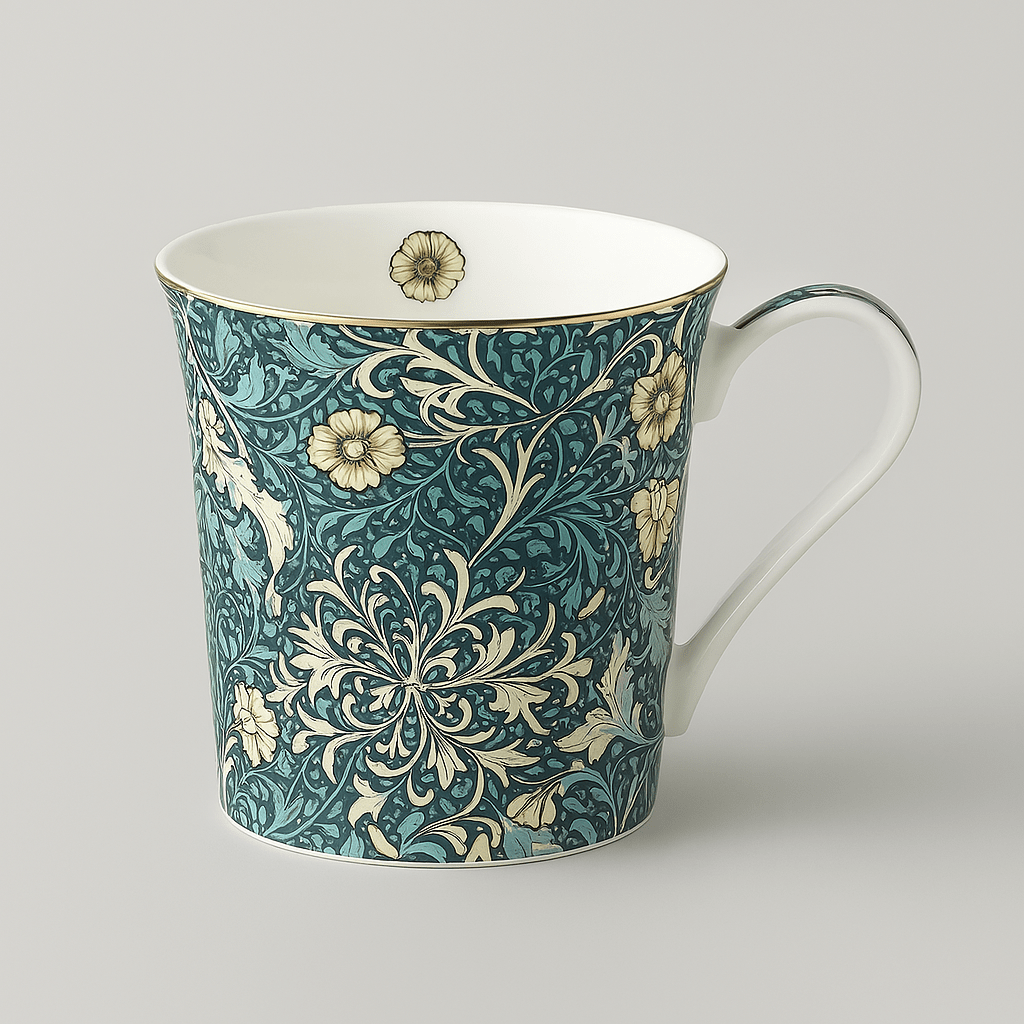 Vintage Style Bone China Mug - The House Of BLOC