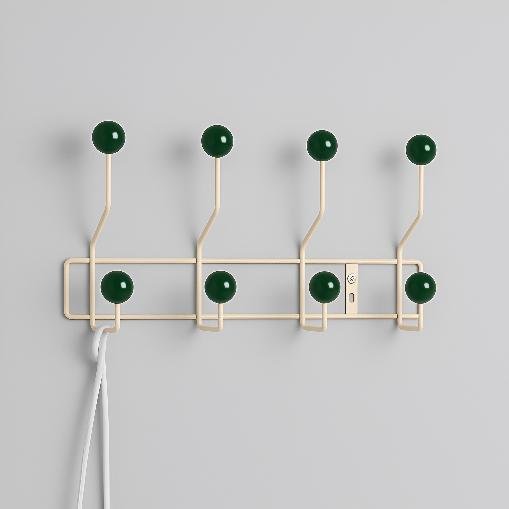 Vintage Style Coloured Metal Clothes Hooks - The House Of BLOC