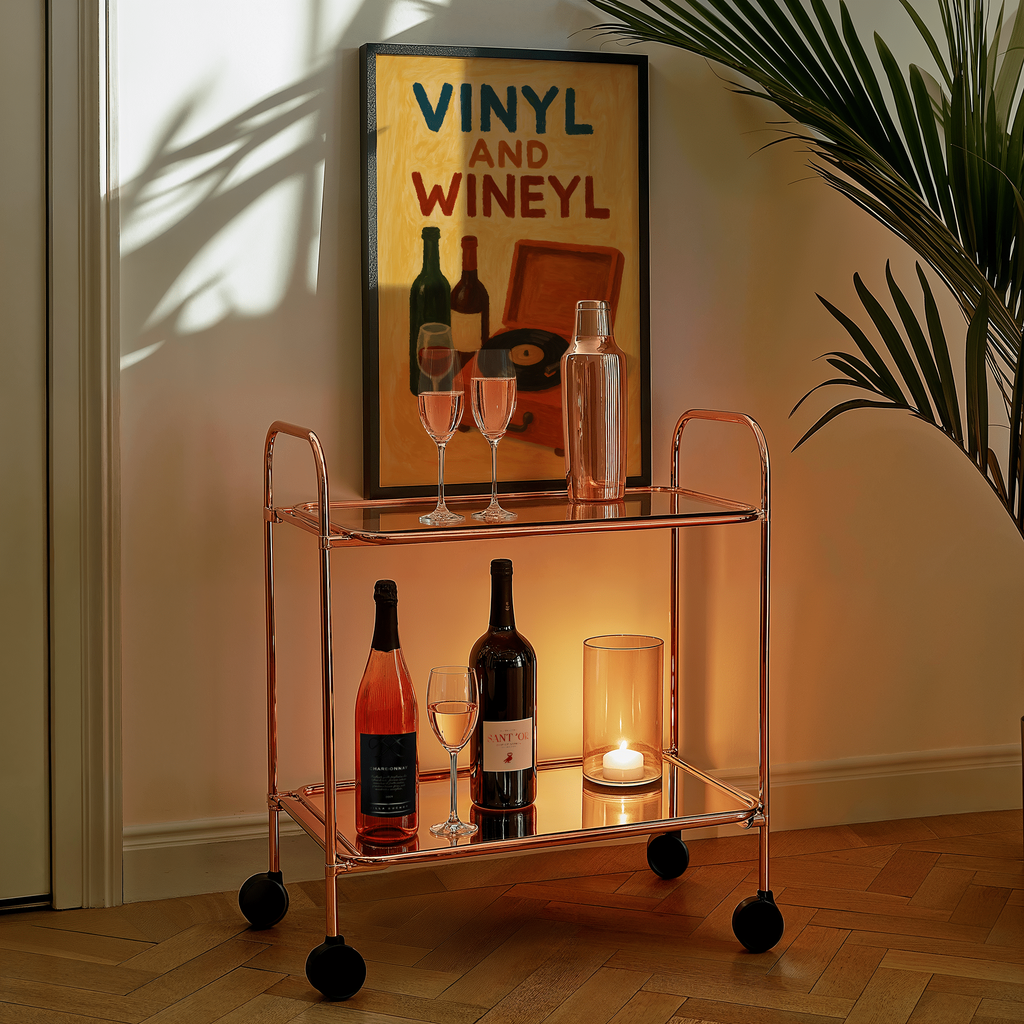 Vinyl And Wineyl Poster - Premium Semi - Glossy Poster - The House Of BLOC