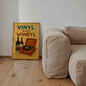 Vinyl And Wineyl Poster - Premium Semi - Glossy Poster - The House Of BLOC