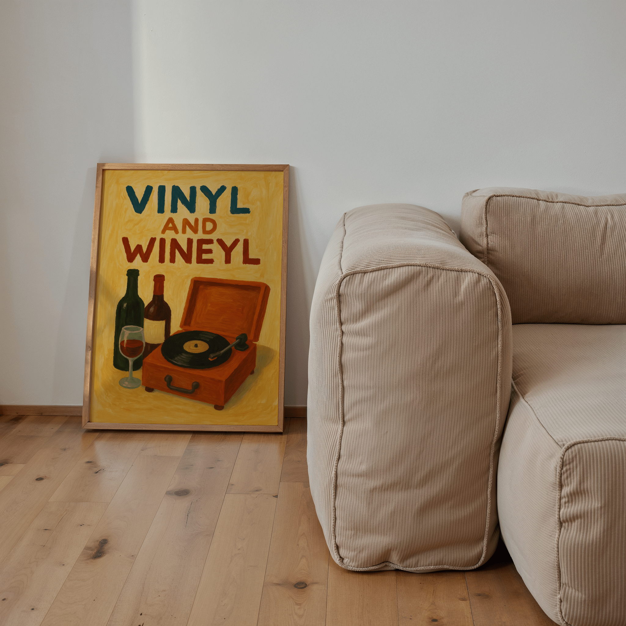 Vinyl And Wineyl Poster - Premium Semi - Glossy Poster - The House Of BLOC