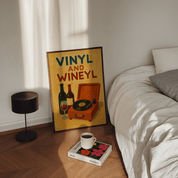 Vinyl And Wineyl Poster - Premium Semi - Glossy Poster - The House Of BLOC