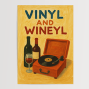 Vinyl And Wineyl Poster - Premium Semi - Glossy Poster - The House Of BLOC