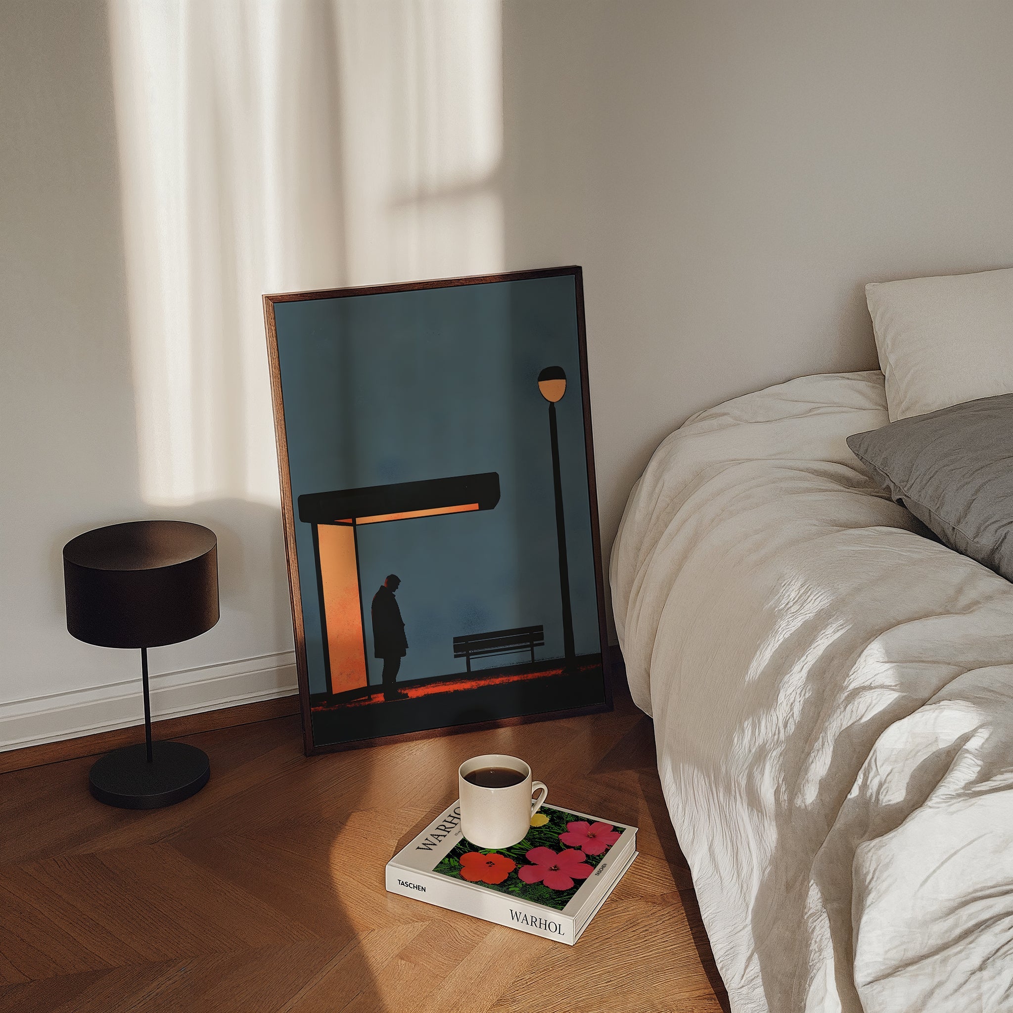Waiting In Silence - Premium Semi - Glossy Poster - The House Of BLOC