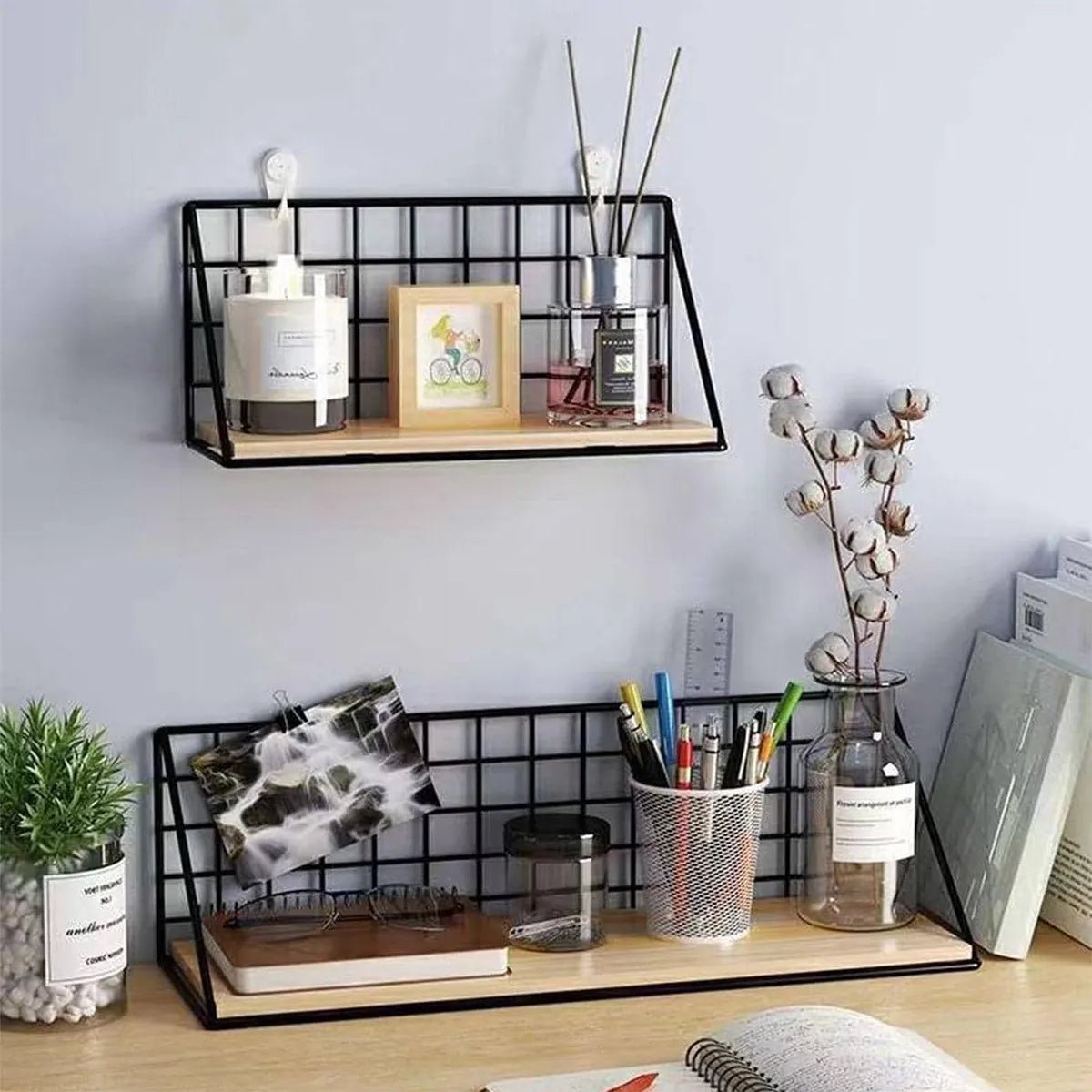 Wall Mounted Industrial Hanging Shelf - The House Of BLOC