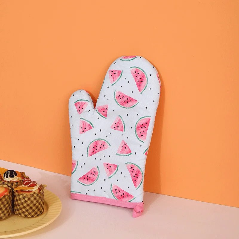 Watermelon & Ice Cream Design Oven Gloves - The House Of BLOC