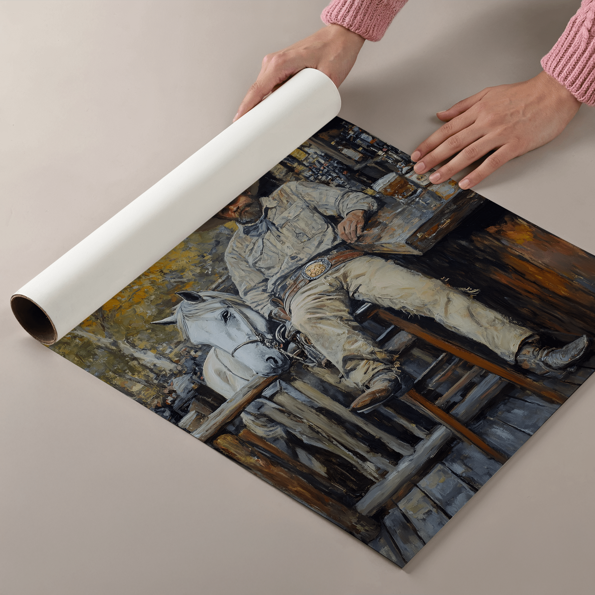 Whiskey + Dust - Premium Semi - Glossy Poster - The House Of BLOC