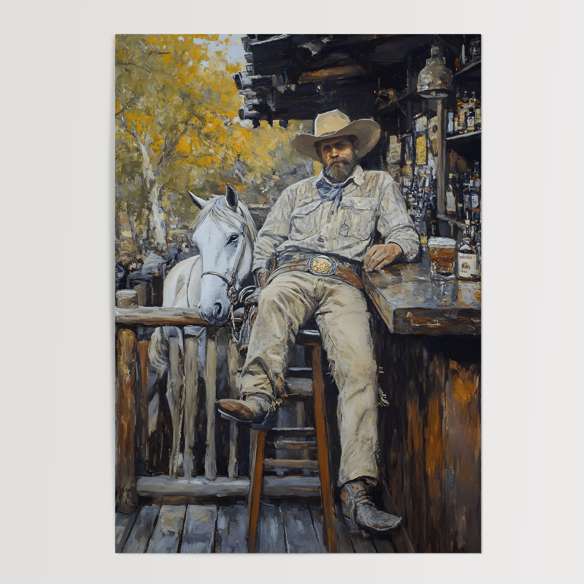 Whiskey + Dust - Premium Semi - Glossy Poster - The House Of BLOC