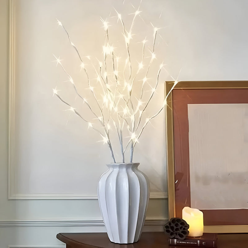 White Birch Branch Light Christmas Decoration - The House Of BLOC