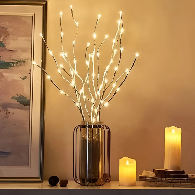 White Birch Branch Light Christmas Decoration - The House Of BLOC