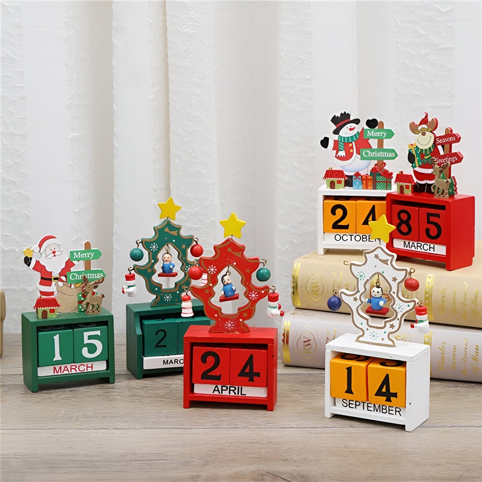 Wooden Christmas Countdown Calendar - The House Of BLOC