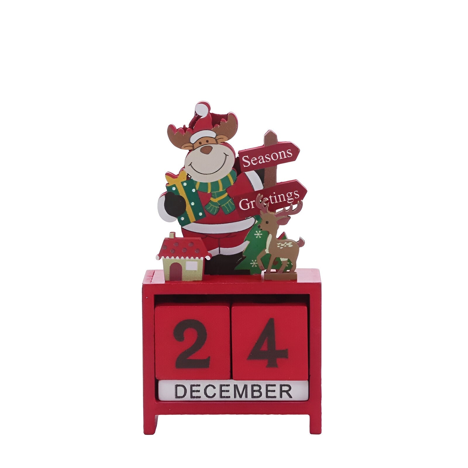 Wooden Christmas Countdown Calendar - The House Of BLOC