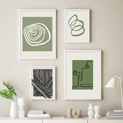 Abstract Black Line Canvas Art Poster - The House Of BLOC