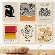 Abstract Canvas Wall Art Poster - The House Of BLOC