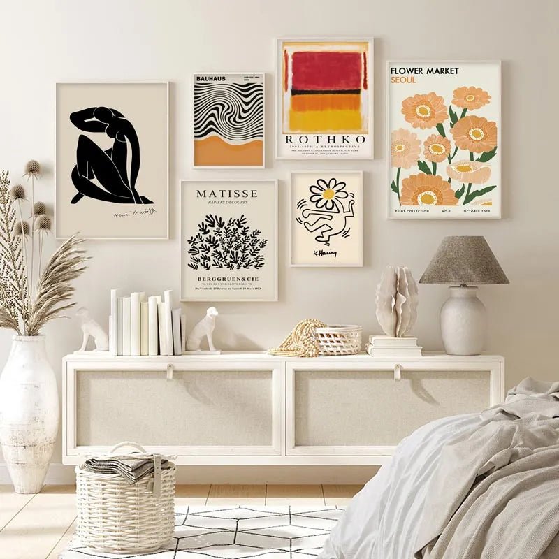 Abstract Canvas Wall Art Poster - The House Of BLOC