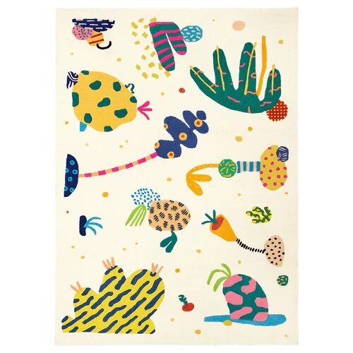 Abstract Cartoon Living Room Rug - The House Of BLOC