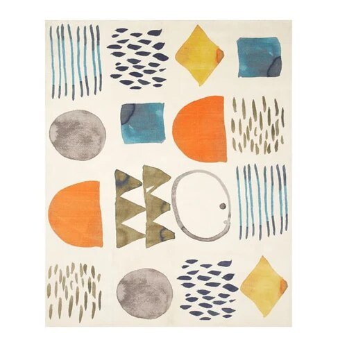 Abstract Cartoon Living Room Rug - The House Of BLOC