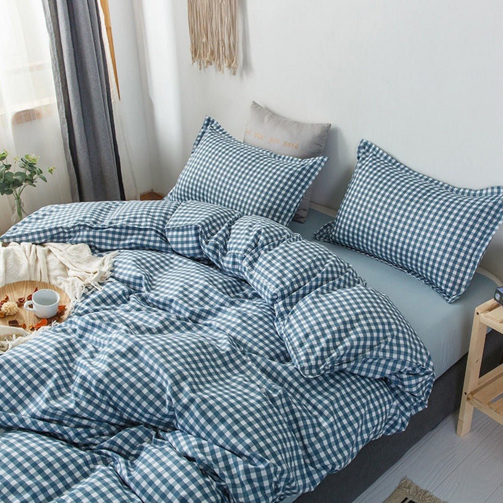 Abstract Chequerboard Single Bedding Set - The House Of BLOC