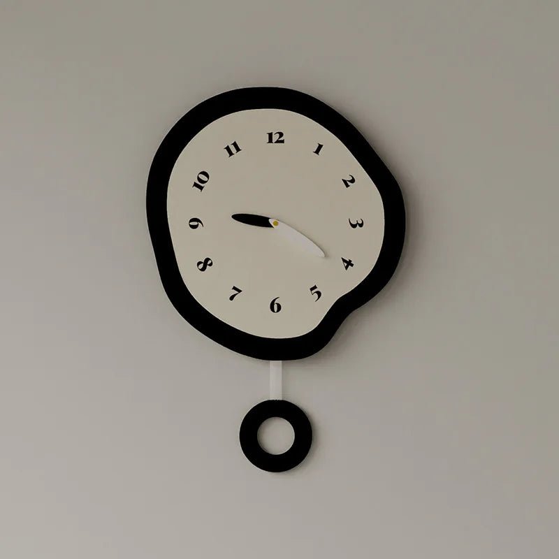 Abstract Design Living Room Wall Clock - The House Of BLOC