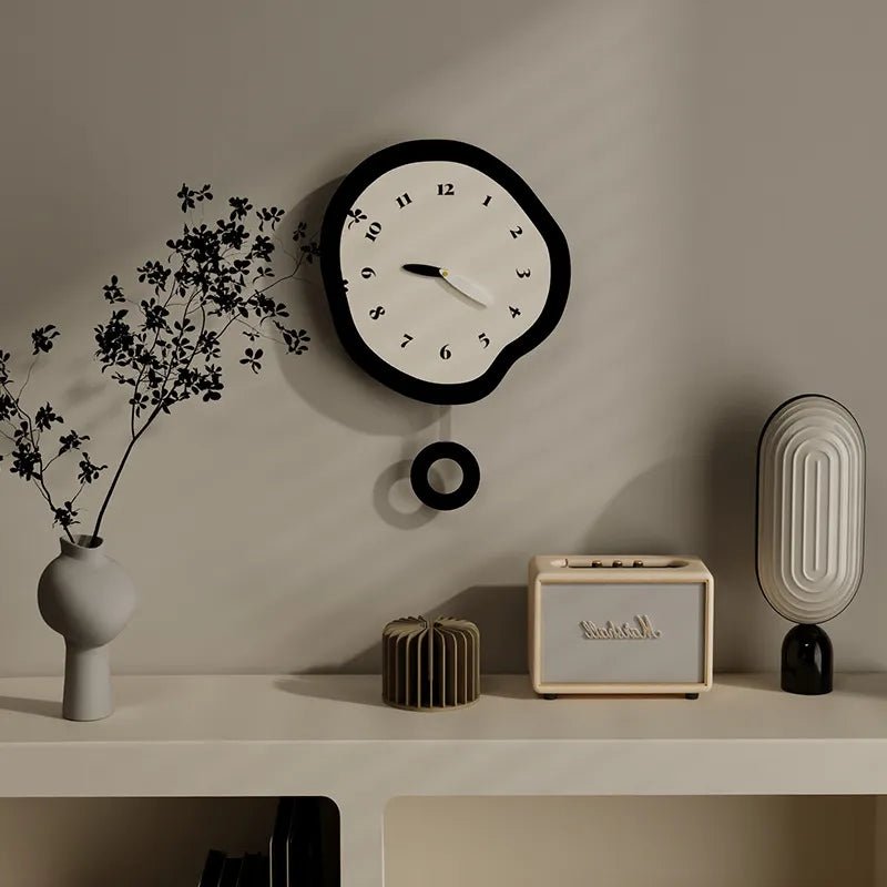 Abstract Design Living Room Wall Clock