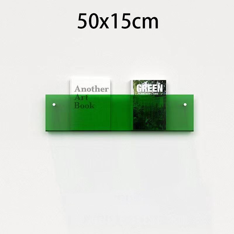 Acrylic Wall Mounted 'Floating' Magazine Holder - The House Of BLOC