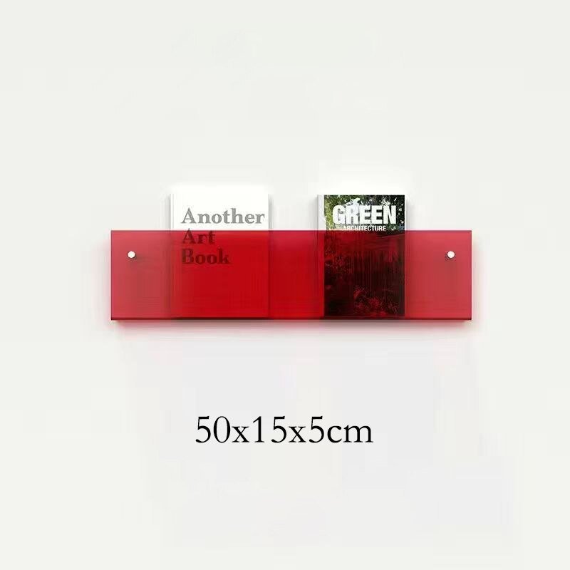 Acrylic Wall Mounted 'Floating' Magazine Holder - The House Of BLOC