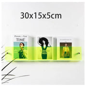 Acrylic Wall Mounted 'Floating' Magazine Holder - The House Of BLOC