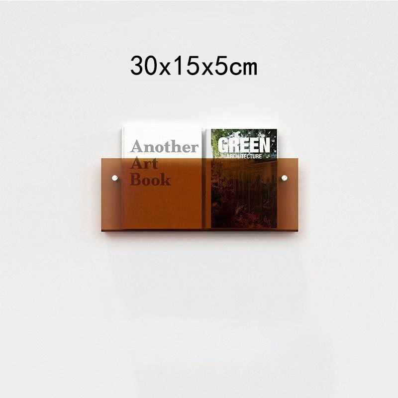 Acrylic Wall Mounted 'Floating' Magazine Holder - The House Of BLOC