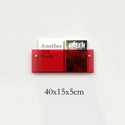 Acrylic Wall Mounted 'Floating' Magazine Holder - The House Of BLOC