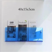 Acrylic Wall Mounted 'Floating' Magazine Holder - The House Of BLOC